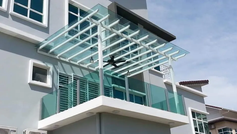 Laminated Glass Awning